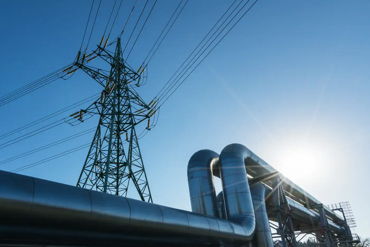 Electricity and natural gas grid