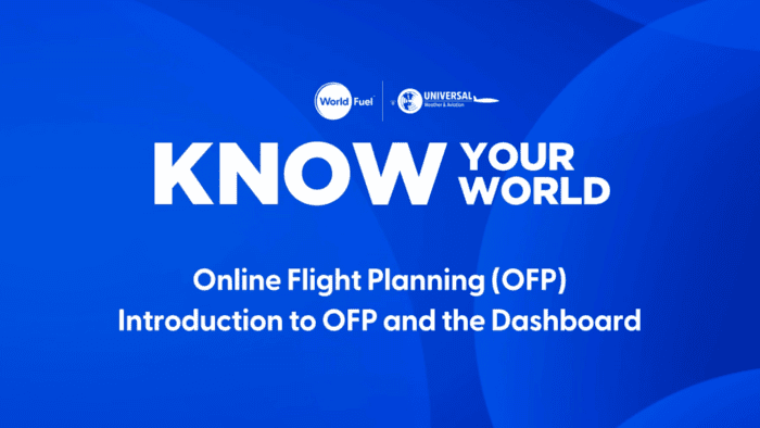 Introduction to Online Flight Planning and the dashboard