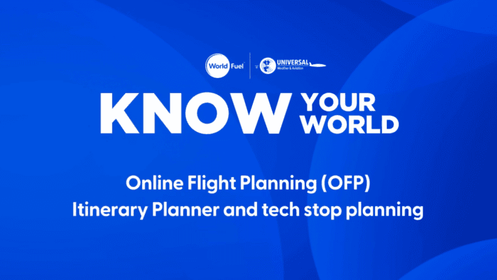 Online flight planning and tech stop planning