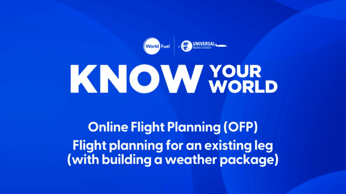 Flight planning for an existing leg
