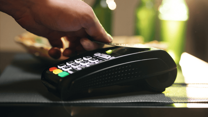 payment card machine