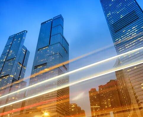 lights on buildings