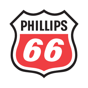Phillips 66 logo in red shield