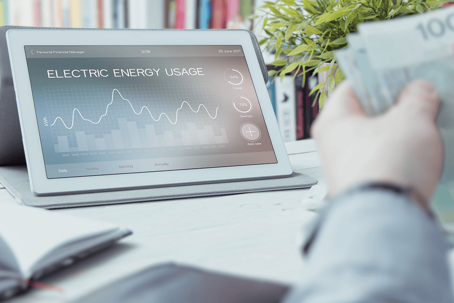 Electricity usage chart