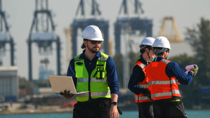 Maintenance workers